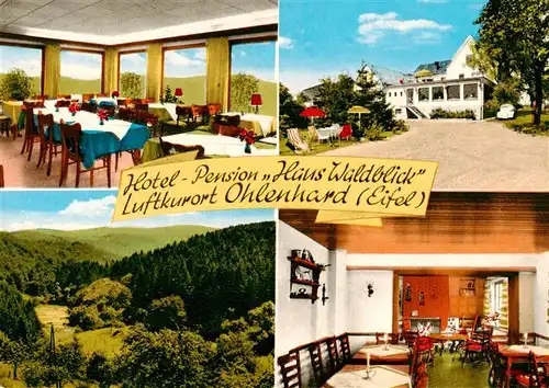 AK / Ansichtskarte  Ohlenhard Hotel Pension Haus Waldblick Restaurant Landschaftspanorama Ohlenhard