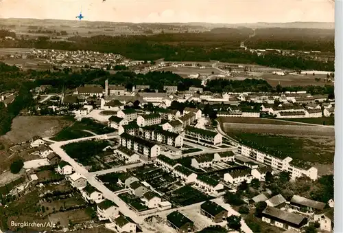 AK / Ansichtskarte  Burgkirchen_Alz Fliegeraufnahme Burgkirchen Alz