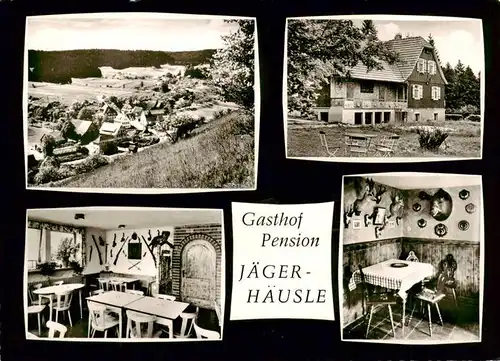 AK / Ansichtskarte  Waelde Gasthof Pension Jaegerhaeusle Panorama Schwarzwald Waelde