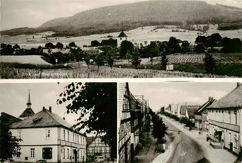 AK / Ansichtskarte  Hemmendorf__Elze_Salzhemmendorf Hotel Ratskeller Hauptstrasse Panorama Blick auf Hemmendorf 