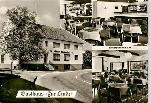 AK / Ansichtskarte  Mainzweiler_Ottweiler Gasthaus zur Linde Gastraum Tanzraum mit Bar 