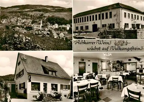 AK / Ansichtskarte  Achkarren Weinrestaurant Vulkanstueble Panorama Achkarren