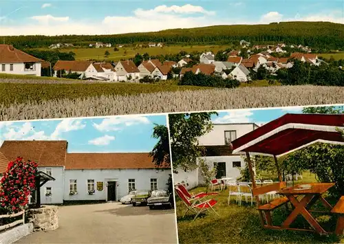 AK / Ansichtskarte  Muenchwald Gasthaus Pension Moenchshof Garten Panorama Muenchwald