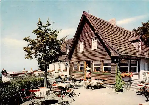 AK / Ansichtskarte 73878754 oelberg_Koenigswinter_Siebengbirge Berggasthaus Terrasse 