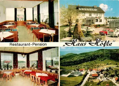 AK / Ansichtskarte  Juhoehe Pension Cafe Restaurant Haus Hoefle Gastraeume  Juhoehe