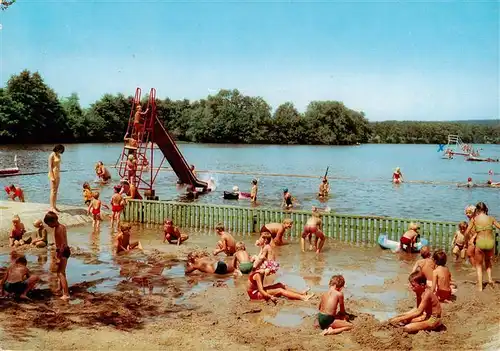 AK / Ansichtskarte  Freilingen__Westerwald Naturstrandbad Campingplatz 