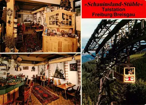 AK / Ansichtskarte  Freiburg_Breisgau Schauinsland Stueble Gastraeume Schauinslandbahn Freiburg Breisgau