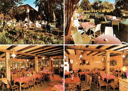 AK / Ansichtskarte  Rissen_Hamburg Pony Waldschaenke Forst Kloevensteen Gastraeume Terrasse 