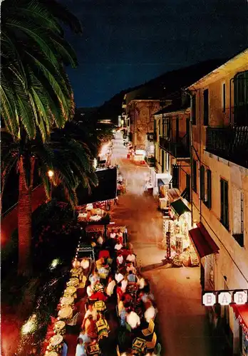 AK / Ansichtskarte  Alassio_Liguria_IT Notturno Via Roma 