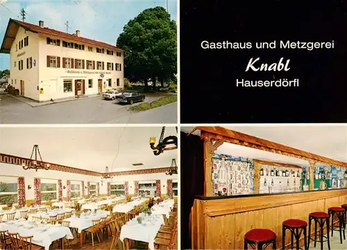 AK / Ansichtskarte  Hauserdoerfl Gasthaus Knabl Gastraum Bar Hauserdoerfl