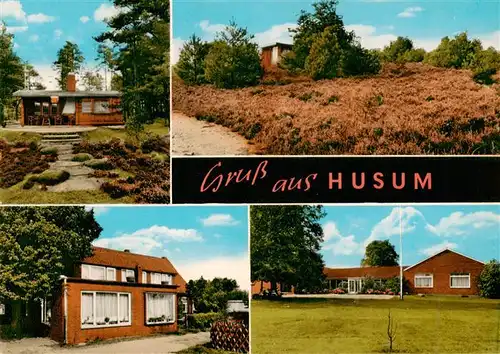 AK / Ansichtskarte  Husum__Nordfriesland Bungalow Wohnhaeuser Landschaft 