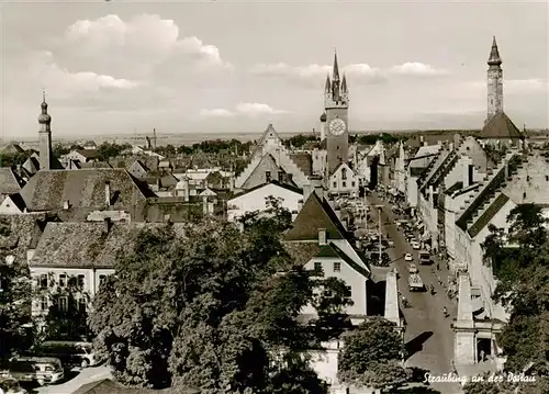 AK / Ansichtskarte  Straubing Stadtansicht Straubing