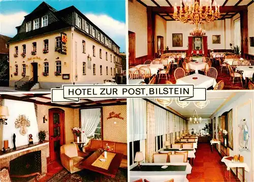 AK / Ansichtskarte  Bilstein_Sauerland Hotel zur Post Gastraeume Bilstein_Sauerland