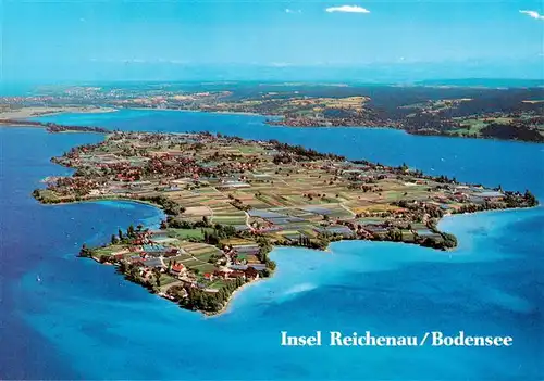 AK / Ansichtskarte  Insel_Reichenau_Bodensee Fliegeraufnahme 