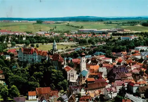 AK / Ansichtskarte 73878932 Sigmaringen Altstadtkern mit dem Schloss des Fuersten von Hohenzollern Fliegeraufnahme Sigmaringen