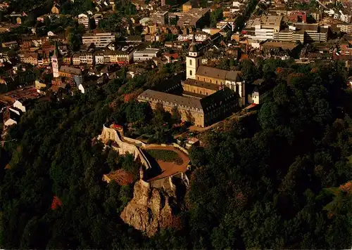 AK / Ansichtskarte  Siegburg Benediktinerabtei St Michael Fliegeraufnahme Siegburg