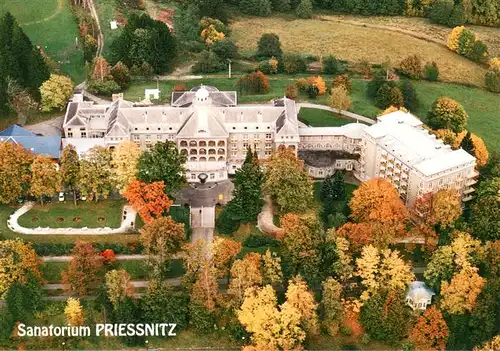 AK / Ansichtskarte  Jesenik_Freiwaldau_CZ Sanatorium Priessnitz Fliegeraufnahme 