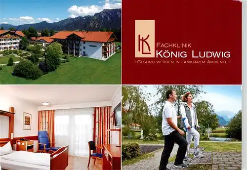 AK / Ansichtskarte  Schwangau Fachklinik Koenig Ludwig Zimmer Park Schwangau
