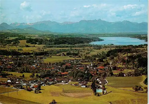 AK / Ansichtskarte  Bad_Endorf Fliegeraufnahme mit Simsee Bad_Endorf