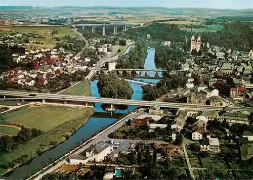 AK / Ansichtskarte  Limburg__Lahn Fliegeraufnahme mit Dom 