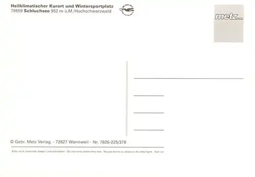 AK / Ansichtskarte  Schluchsee Fliegeraufnahme Schluchsee