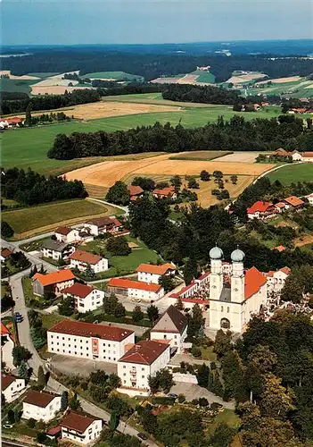 AK / Ansichtskarte  Gartlberg Wallfahrtskirche mit Salvatorkolleg Fliegeraufnahme Gartlberg