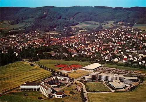 AK / Ansichtskarte  Bad_Driburg Klinik der Bundesknappschaft und Caspar Heinrich Klinik Fliegeraufnahme Bad_Driburg