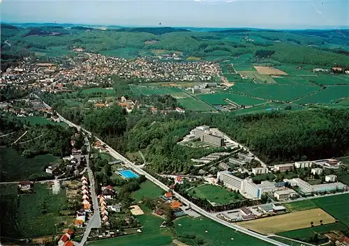 AK / Ansichtskarte  Bad_Driburg Klinik Dreizehnlinden Fliegeraufnahme Bad_Driburg