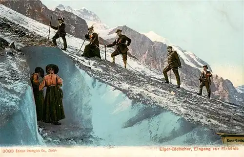 AK / Ansichtskarte  Eiger_Grindelwald Eiger Gletscher Eiger Grindelwald