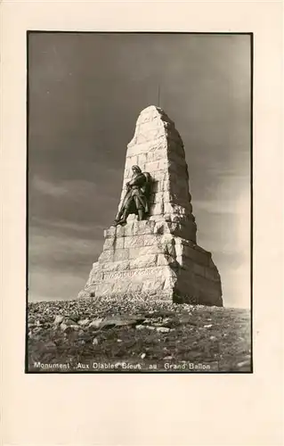 AK / Ansichtskarte  Grand-Ballon_68_Alsace_Vosges Monument Aux Diables Bleurs 