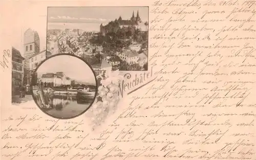 AK / Ansichtskarte  Neuchatel_NE Vue partielle Neuchatel NE