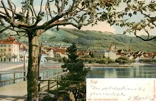 AK / Ansichtskarte  Zug__ZG Seepanorama 