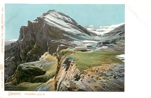 AK / Ansichtskarte  Gemmi_VS Passhoehe 