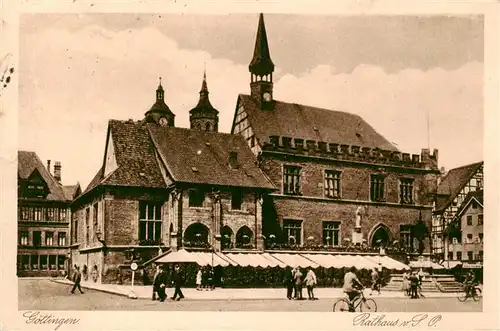 AK / Ansichtskarte  Goettingen__Niedersachsen Rathaus 