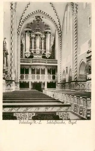 AK / Ansichtskarte 73879153 Doberlug-Kirchhain Schlosskirche Orgel Doberlug-Kirchhain