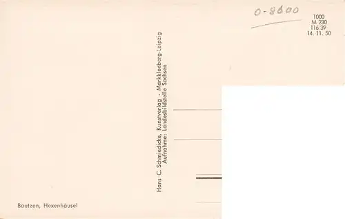AK / Ansichtskarte  Bautzen Hexenhaeusel Bautzen