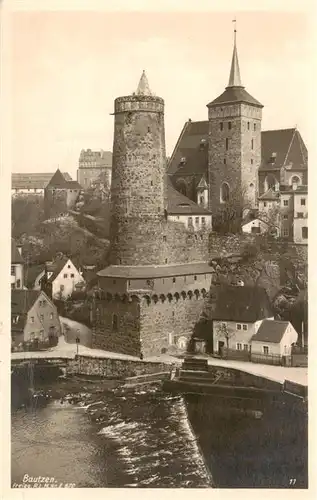 AK / Ansichtskarte  Bautzen Burg Kirche Bautzen