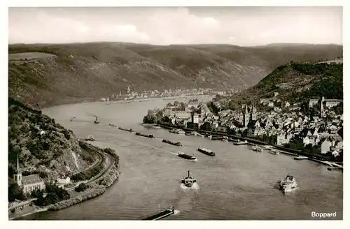 AK / Ansichtskarte  Boppard_Rhein Panorama Boppard Rhein