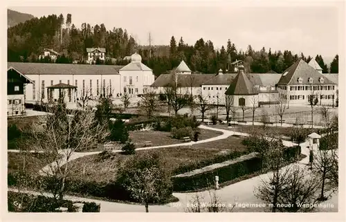 AK / Ansichtskarte  Bad_Wiessee_Tegernsee mit neuer Wandelhalle Bad_Wiessee_Tegernsee