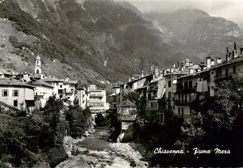 AK / Ansichtskarte  Chiavenna_Lombardia_IT Fiume Mera 