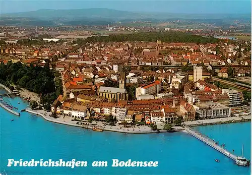 AK / Ansichtskarte 73879194 Friedrichshafen_Bodensee Altstadtkern Fliegeraufnahme Friedrichshafen Bodensee