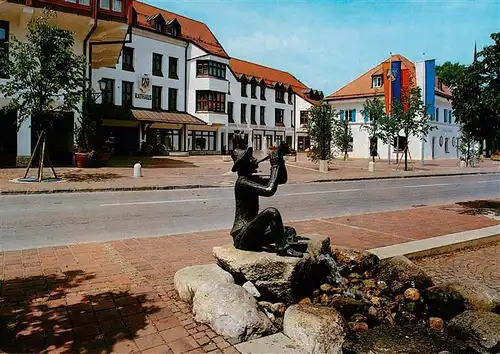 AK / Ansichtskarte  Prien_Chiemsee Partie am Rathaus Prien Chiemsee