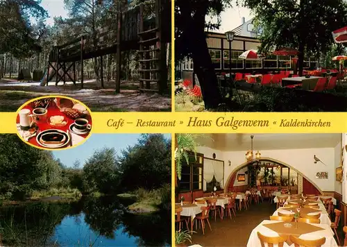 AK / Ansichtskarte 73879226 Kaldenkirchen_Rheinland Cafe Restaurant Haus Galgenvenn Terrasse Gastraum Gondelteich Kaldenkirchen_Rheinland