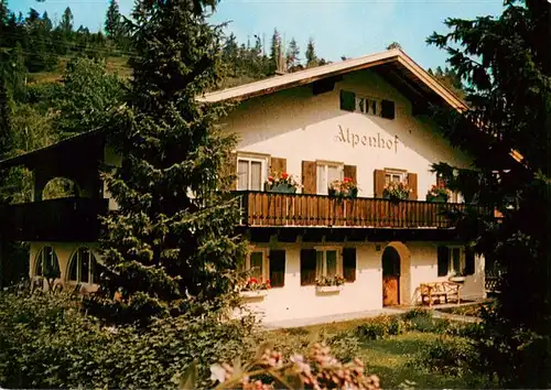 AK / Ansichtskarte  Mittenwald_Bayern Pension Alpenhof Mittenwald Bayern