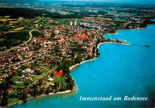 AK / Ansichtskarte  Immenstaad_Bodensee Fliegeraufnahme Immenstaad_Bodensee