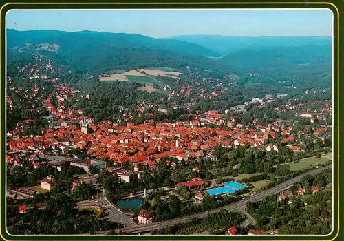 AK / Ansichtskarte  Osterode_Harz Fliegeraufnahme Osterode_Harz