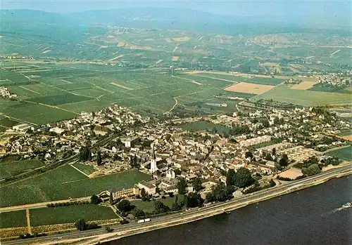 AK / Ansichtskarte  Erbach_Rheingau Fliegeraufnahme Erbach Rheingau