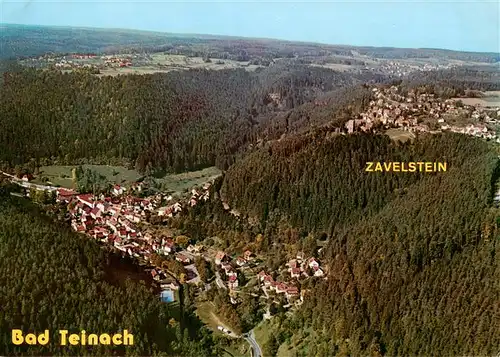 AK / Ansichtskarte  Bad_Teinach-Zavelstein Fliegeraufnahme Bad_Teinach-Zavelstein