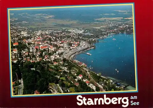 AK / Ansichtskarte  Starnberg_Starnbergersee Fliegeraufnahme 