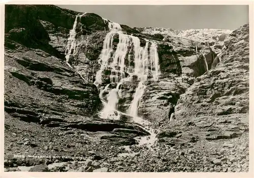 AK / Ansichtskarte  Paluegletscher_GR Wasserfall 